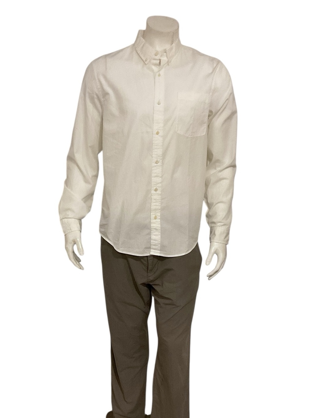 OUTERKNOWN Men’s White Button Shirt